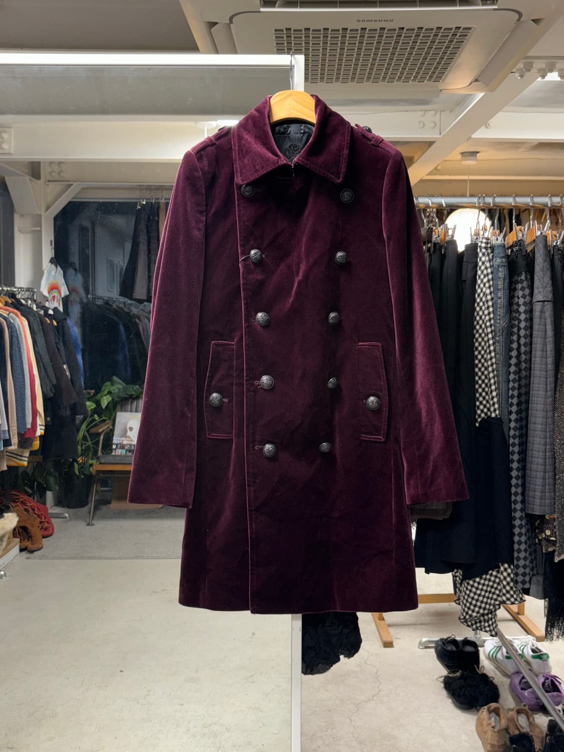 Pretty green 벨루어 나폴레옹 코트 상품이미지1