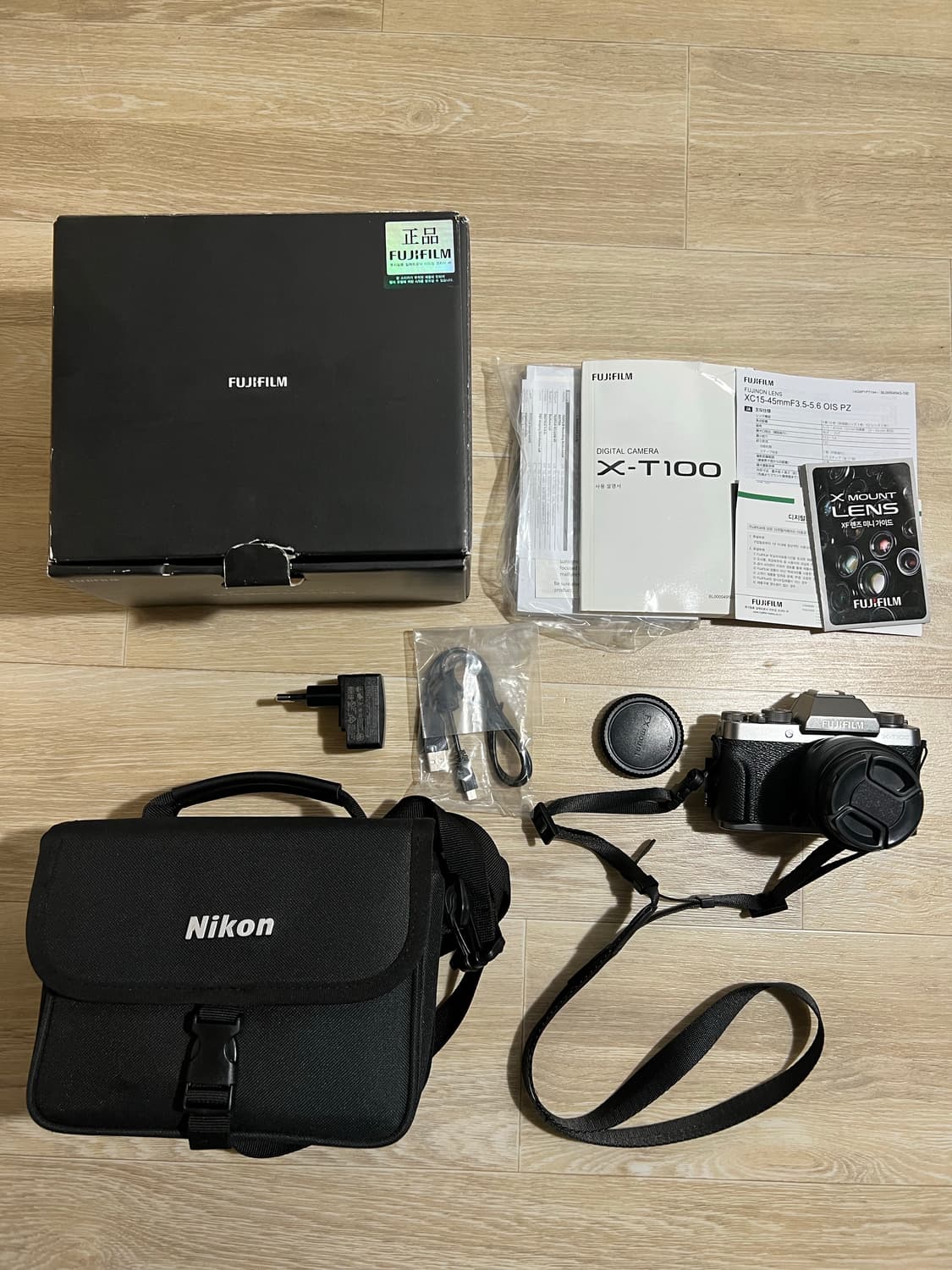 후지필름 X-T100, 15-45mm 렌즈, 가방, 풀박스 상품이미지2