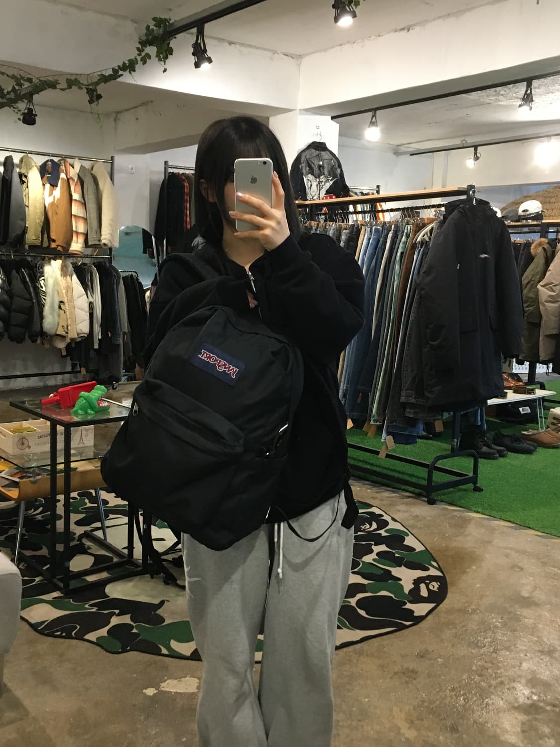 잔스포츠 백팩 블랙 상품이미지5