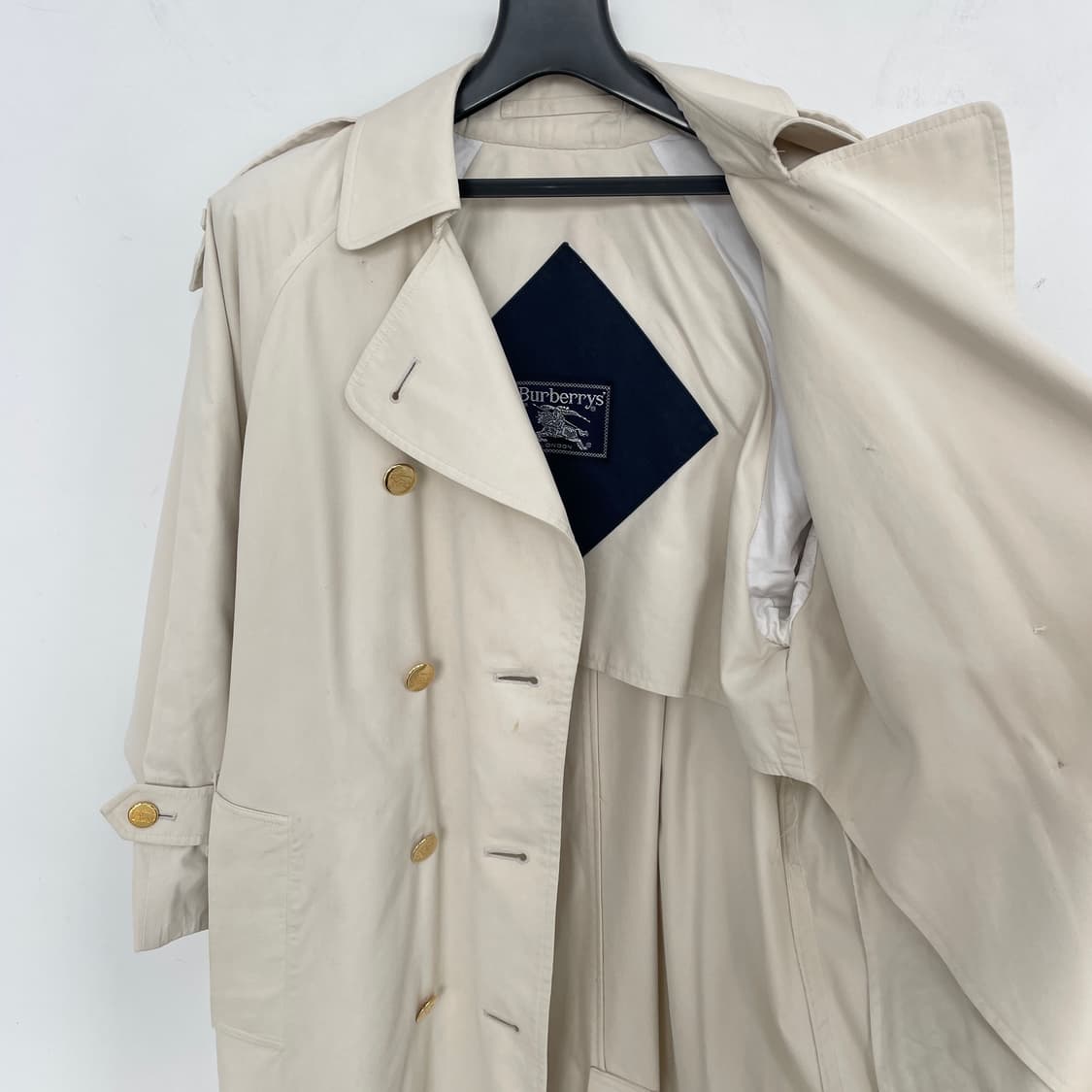 버버리 금장 더블 트렌치 코트 상품이미지6
