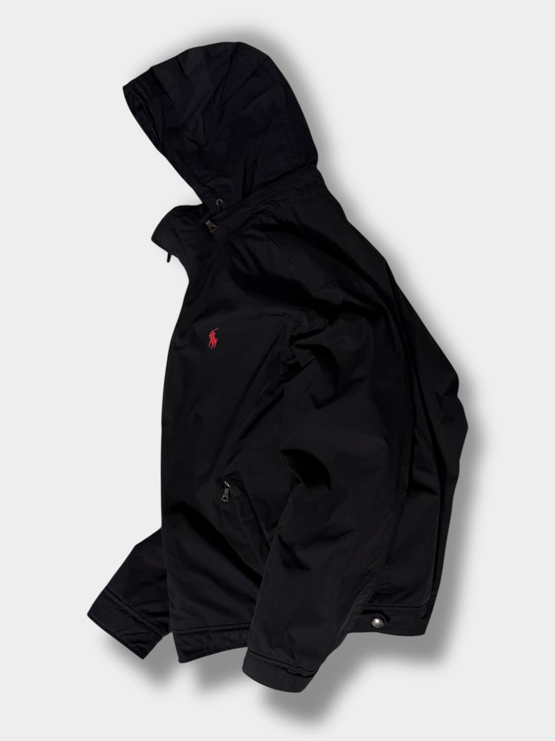 폴로 랄프로렌 루즈핏 블랙 패커블 후드 점퍼 상품이미지2