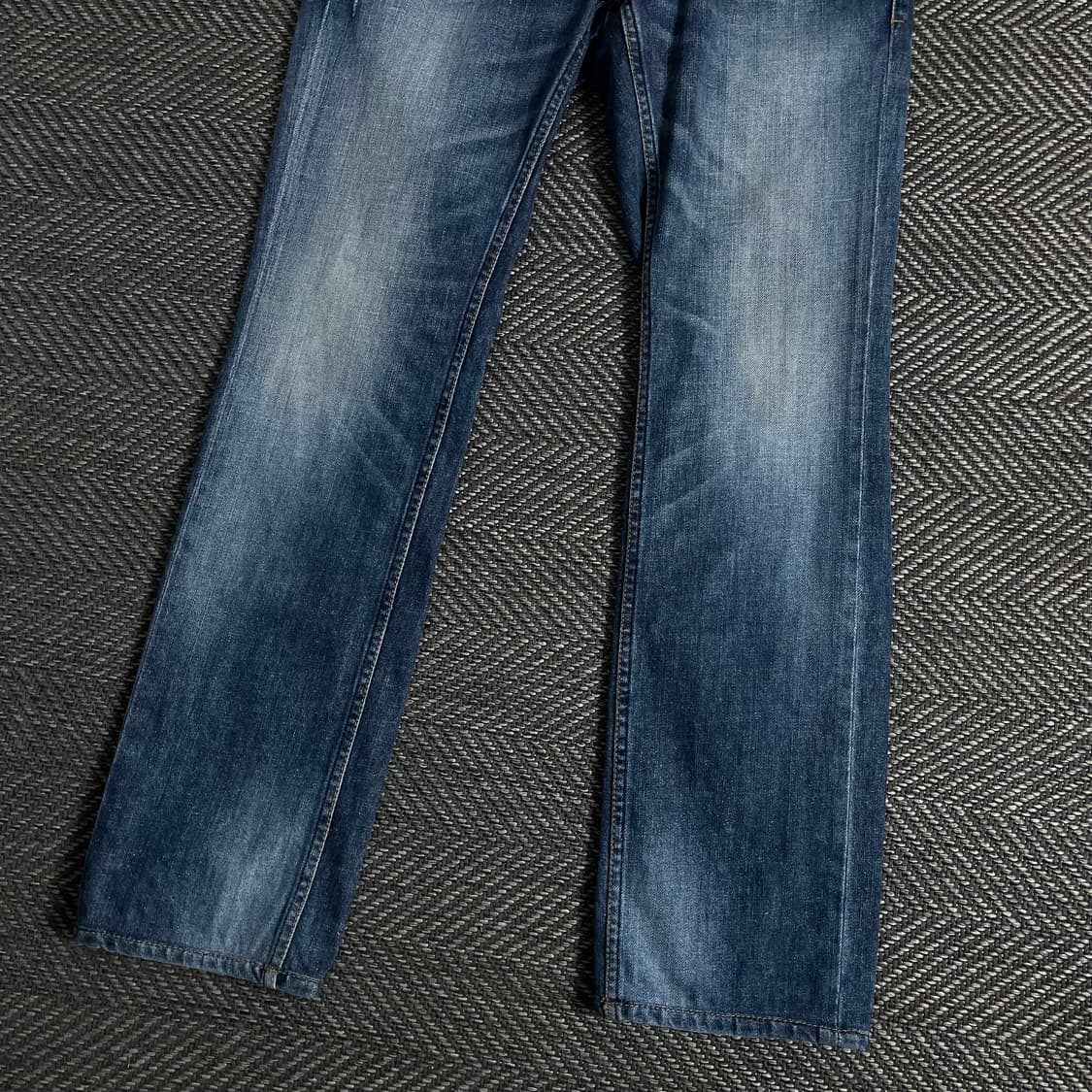 플랙 워싱 데님 스트레이트 팬츠y 3393 상품이미지3