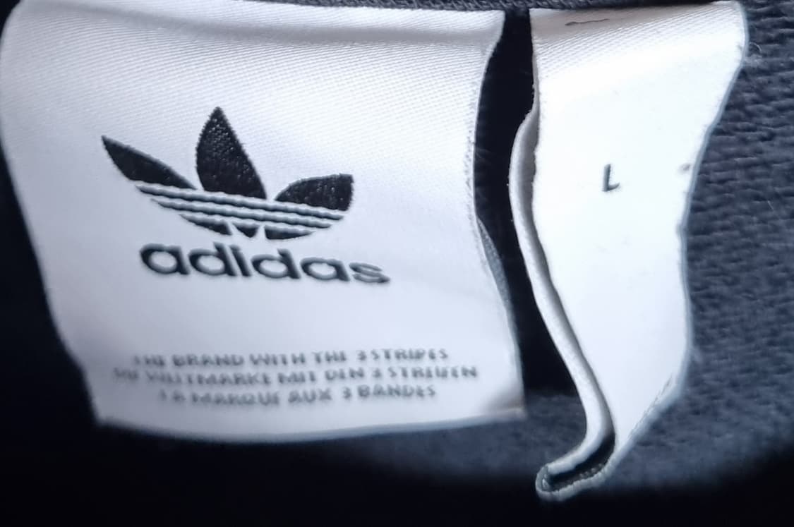 L (100) 아디다스 블랙 후드티 상품이미지3