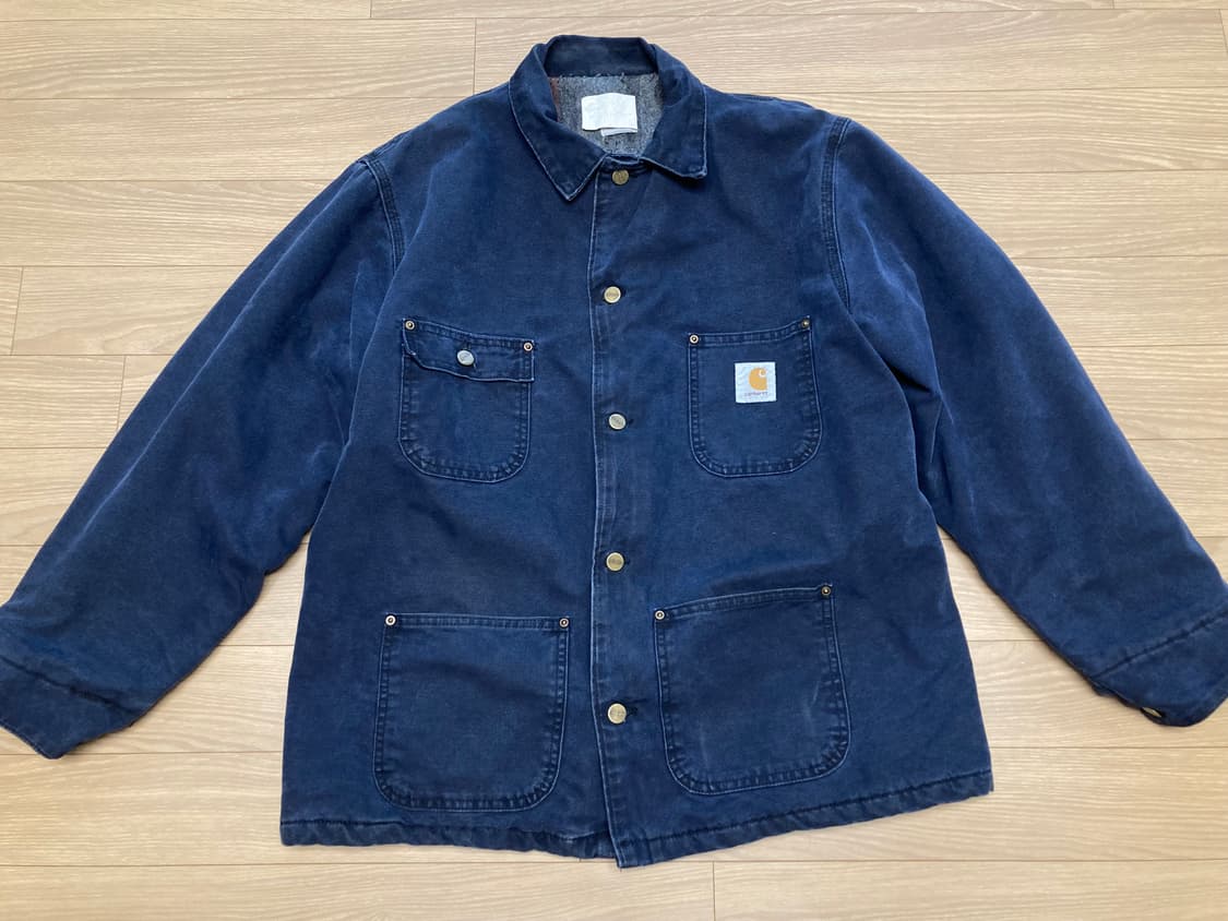 90s 칼하트 캔버스 카라 초어자켓 상품이미지1