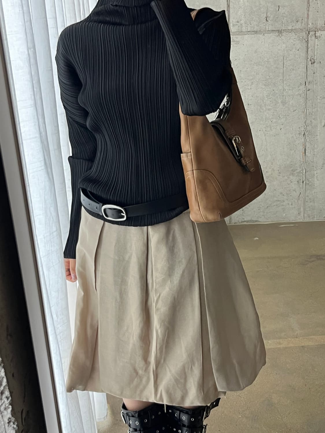 Rene 르네 벌룬 스커트 베이지 상품이미지4