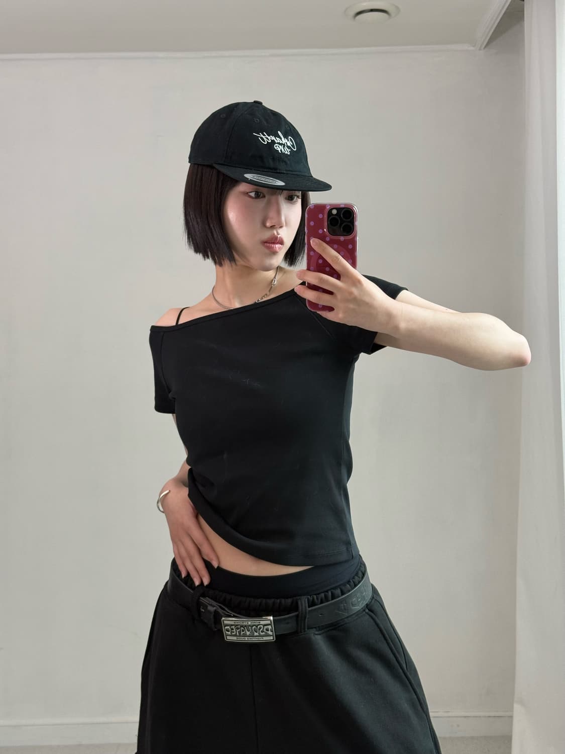 디스퀘어드 블랙 벨트 상품이미지3