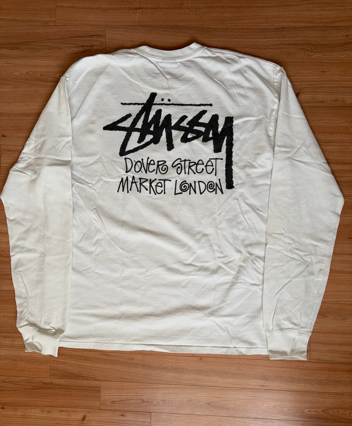 [XL] 스투시x도버 스트리트 마켓 런던 롱슬리브 화이트  상품이미지3