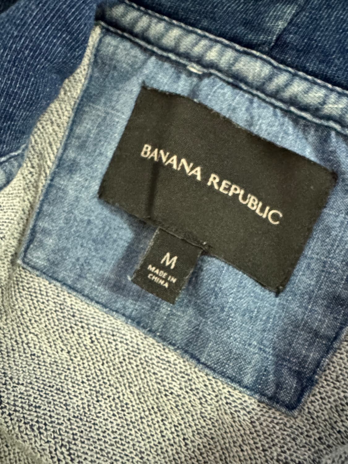 희귀!! 바나나리퍼블릭 빈티지 워싱 데님 후드집업 M 상품이미지3