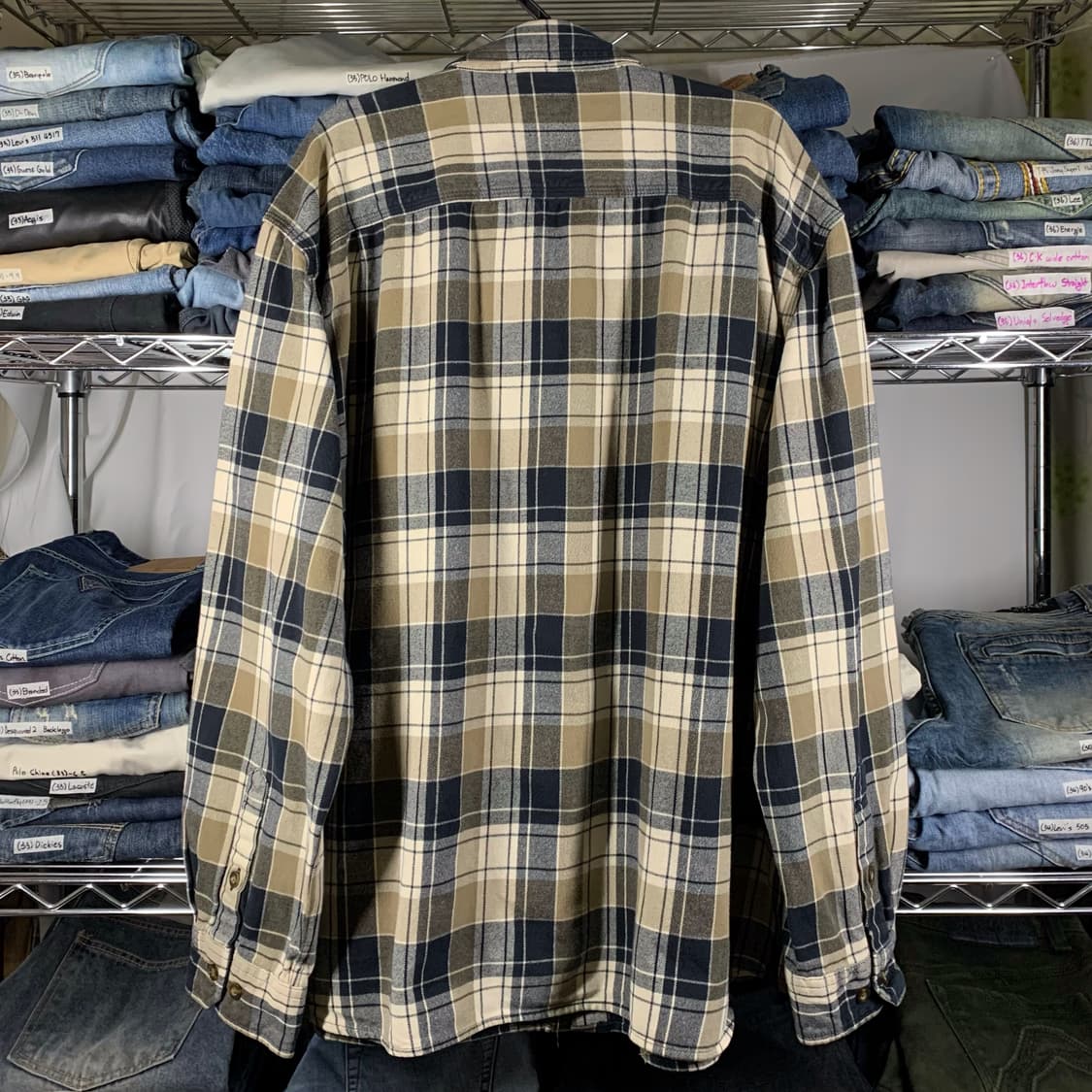 [2XL] 칼하트 헤비코튼 릴렉스드핏 멀티체크 워크셔츠 상품이미지3