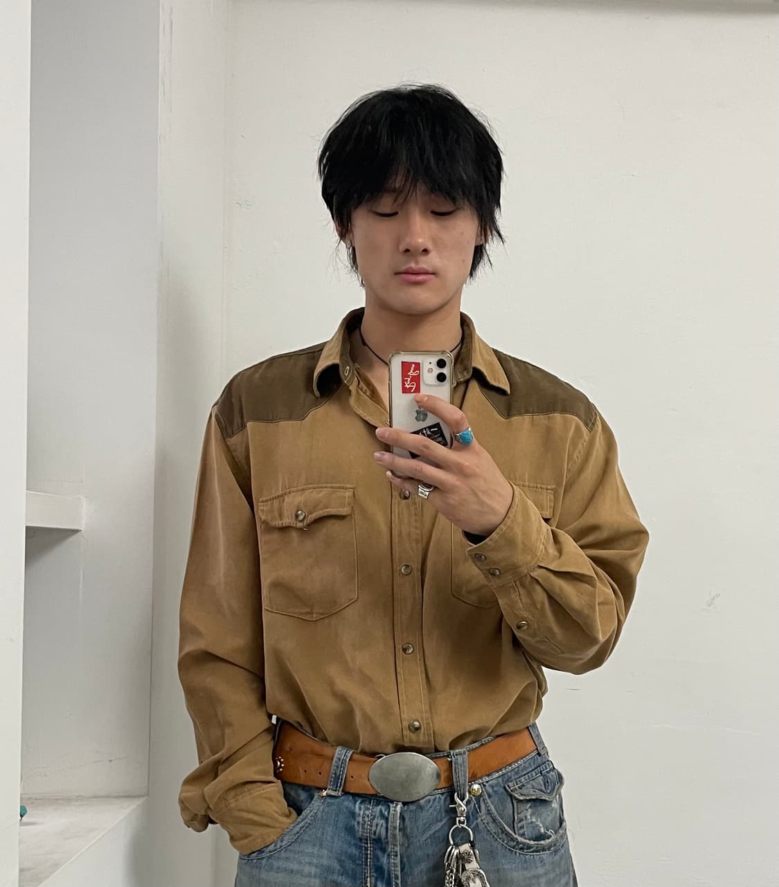 아메리카 웨스턴 히피 셔츠 상품이미지2