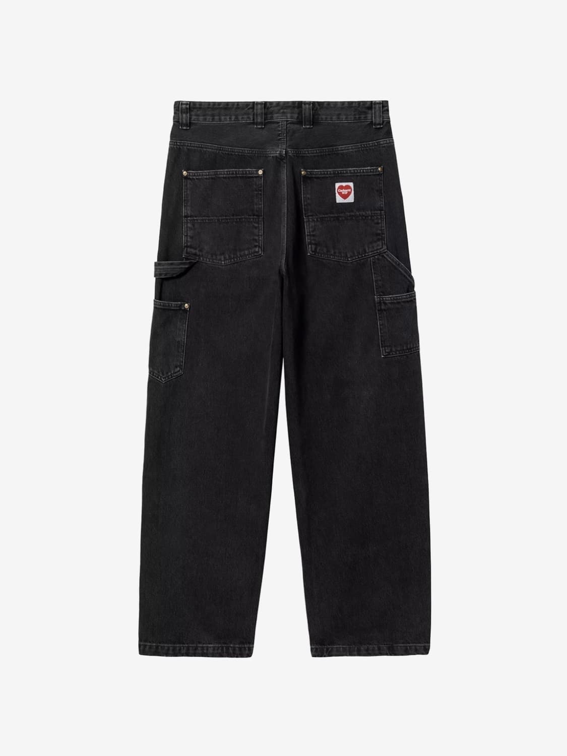 칼하트윕 내쉬 더블 니 팬츠 스미스 블랙 XS 상품이미지1