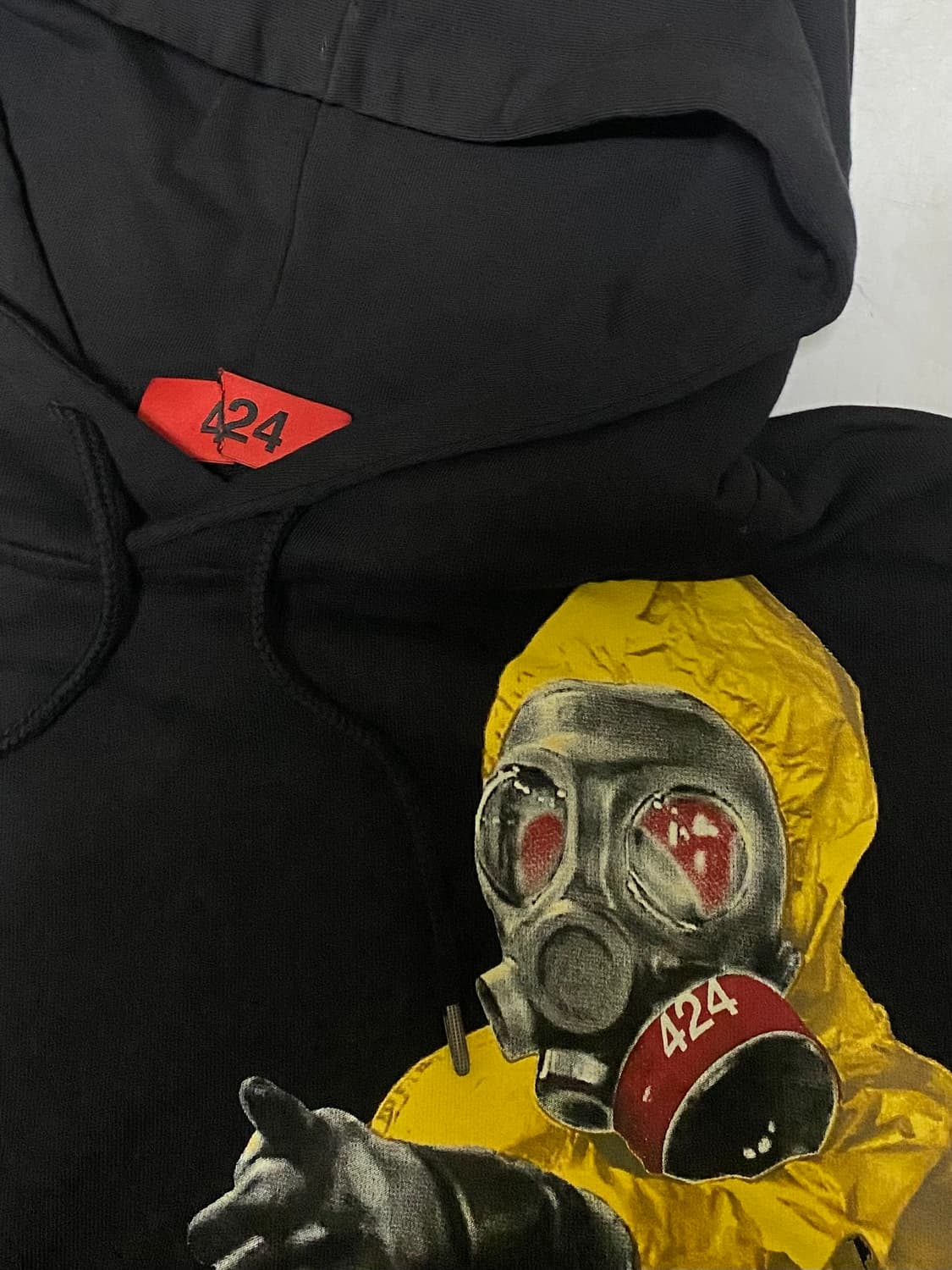 424 프린팅 후드티셔츠 오버핏 105 상품이미지2