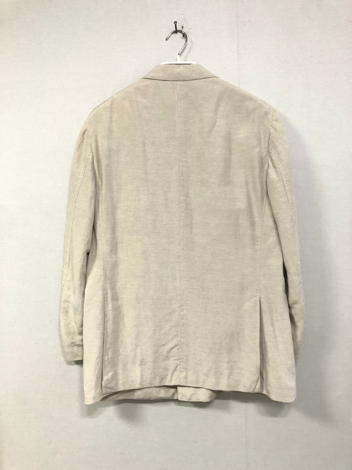 라르디니 이태리 린넨 실크 여름 더블 블레이저 자켓 48 _ 라이트베이지 상품이미지7