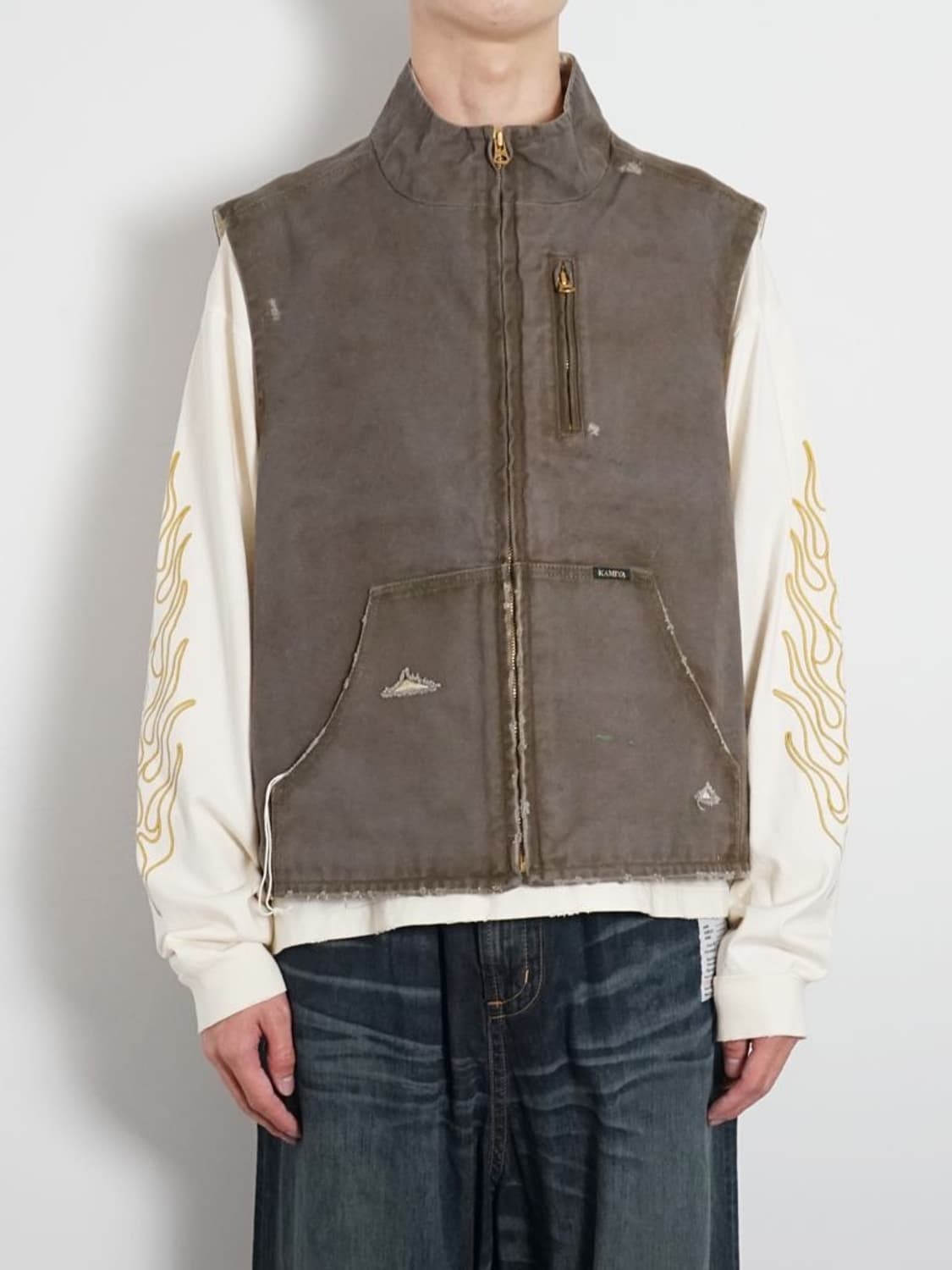 카미야 24FW 보로 덕 페인터 베스트 상품이미지6