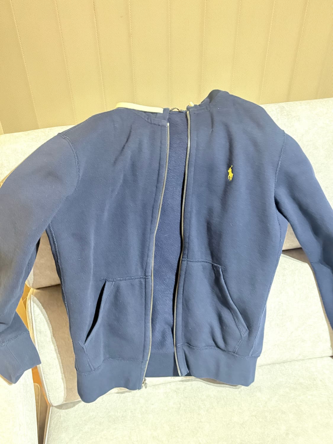 폴로 랄프로렌 네이비 후드집업 공용 상품이미지3