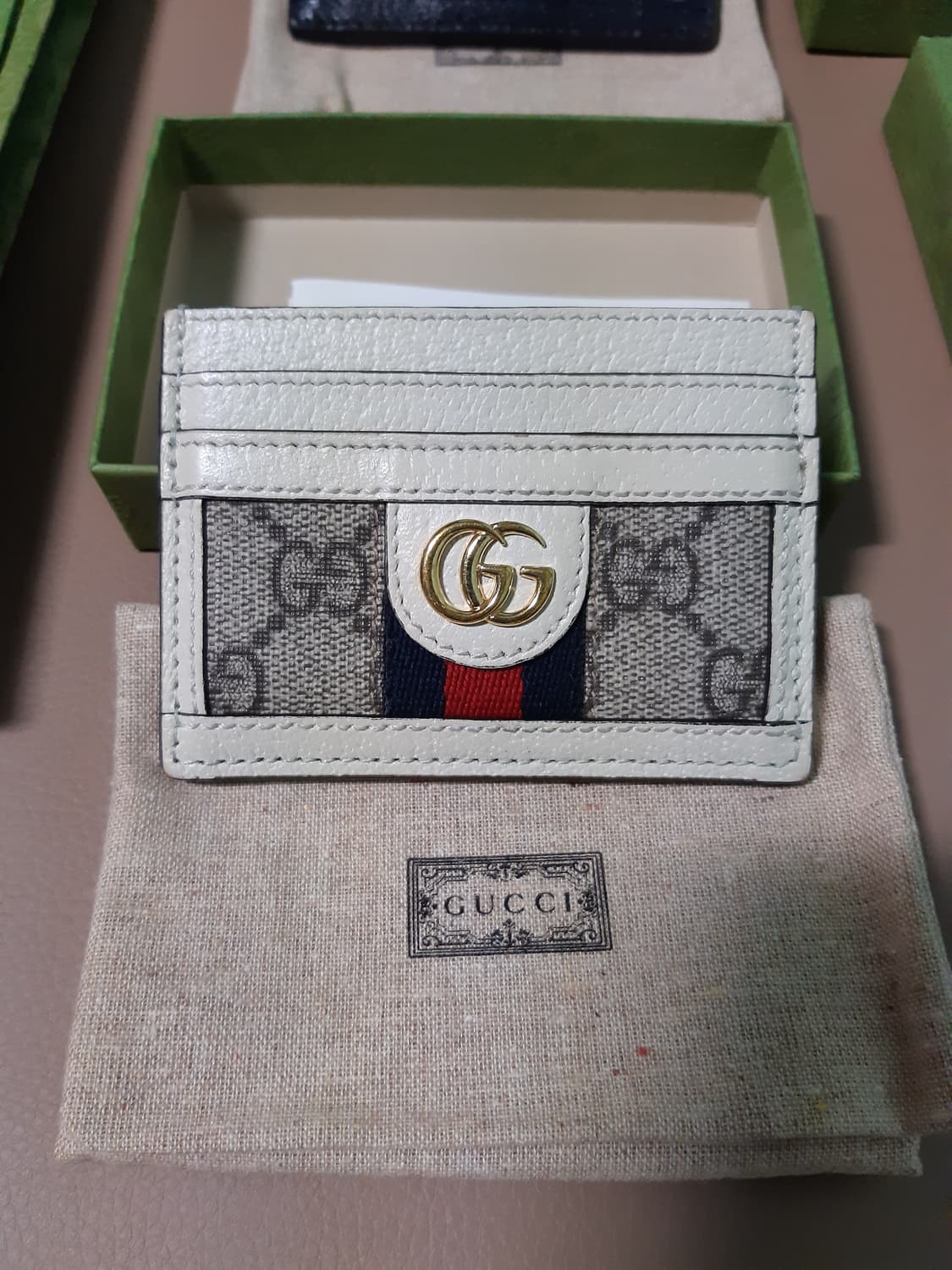 구찌 카드지갑 오피디아 카드홀더 2가지 색상 (새제품) 상품이미지5