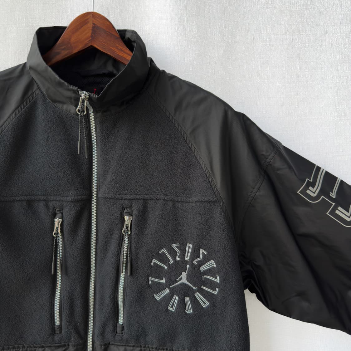 나이키 조던 플리스 오로라 바람막이 자켓 블랙 루즈핏 M 상품이미지2