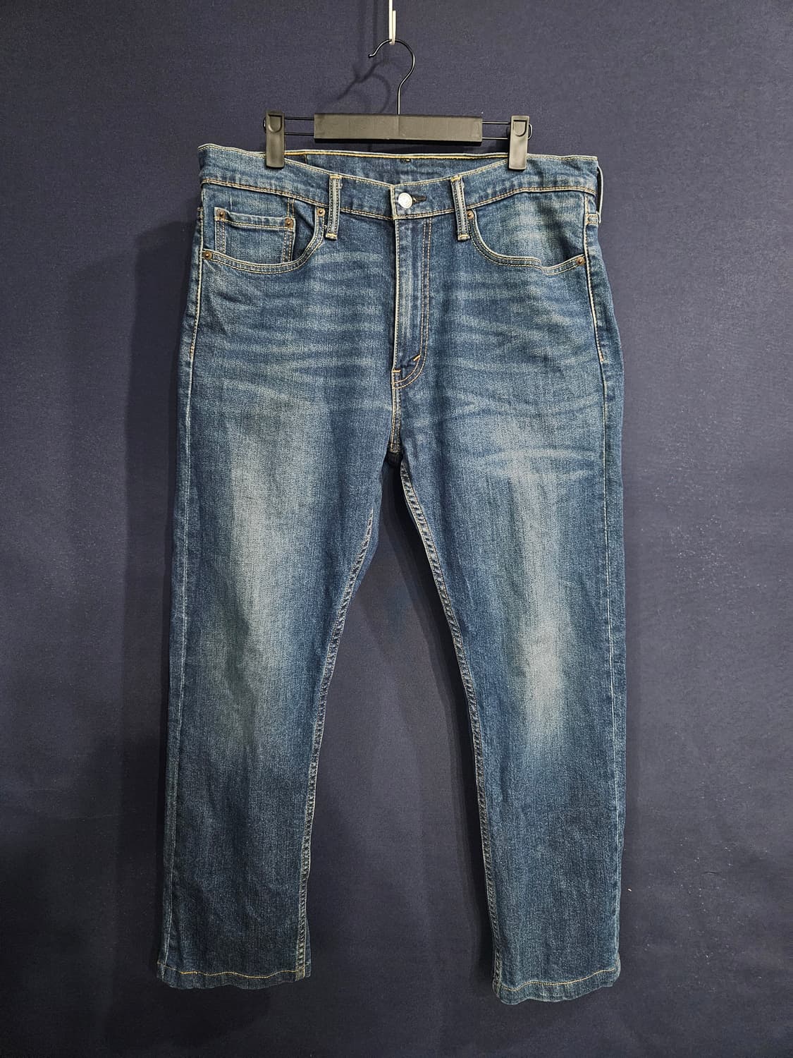 리바이스 513 블루컬러 남성 슬림핏 허리 34 스판 데님팬츠  상품이미지1