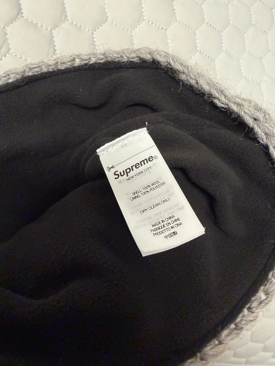 슈프림 크로셰 비니 헤더 그레이 상품이미지4