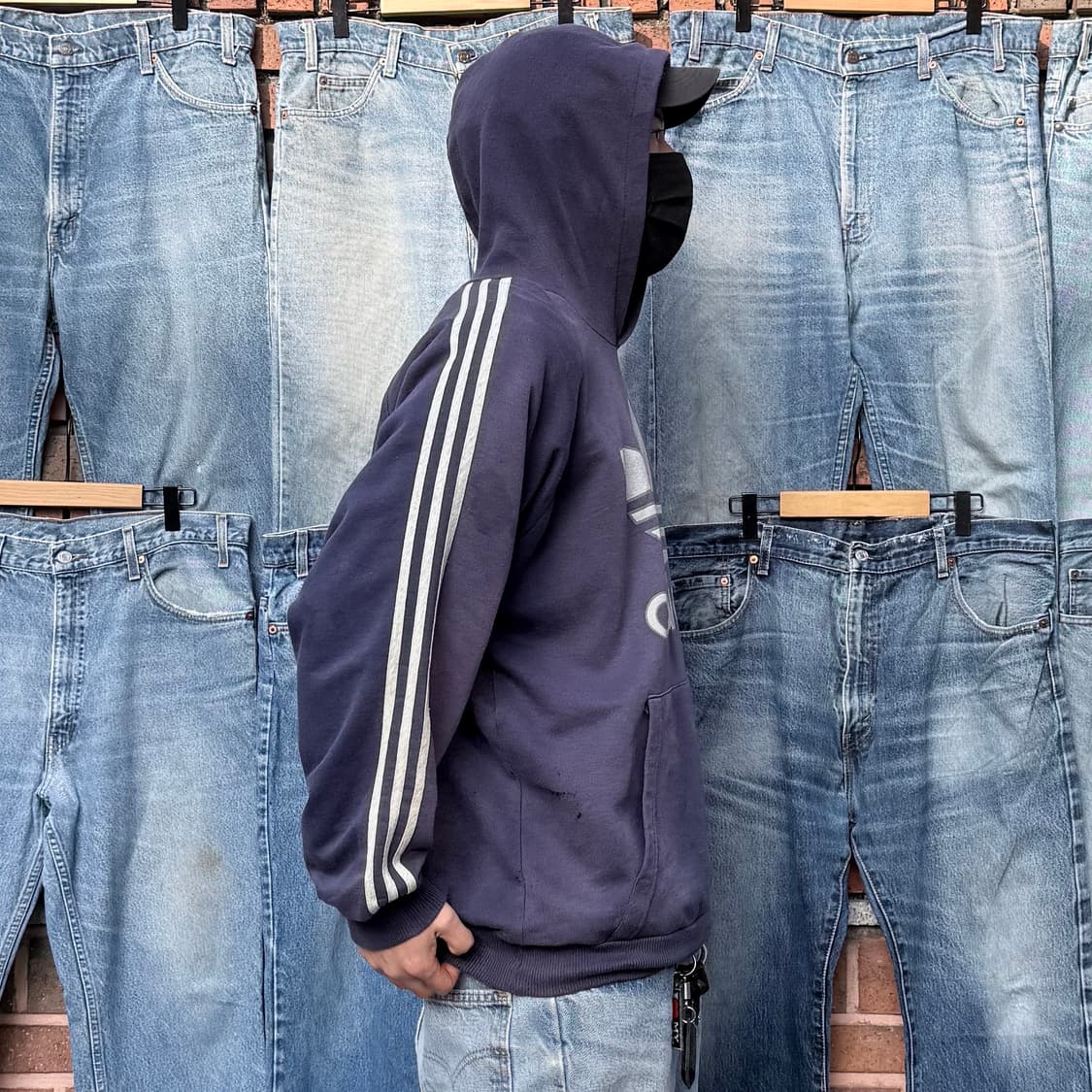 80s 아디다스 페이딩 후드 (105) 상품이미지2