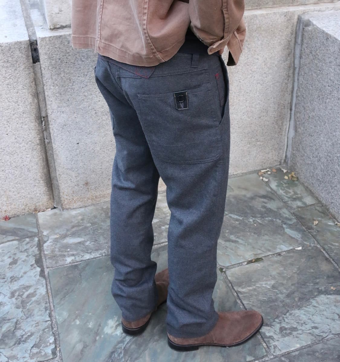 준야 와타나베 울 트라우저 상품이미지2