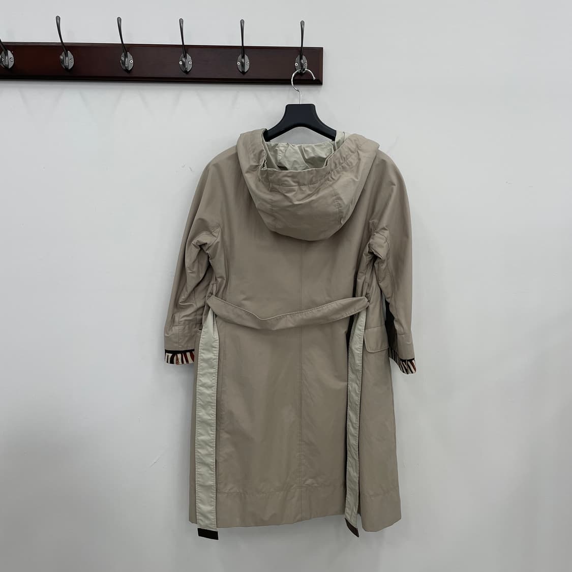 S막스마라 리버시블 후드 야상 코트 상품이미지4