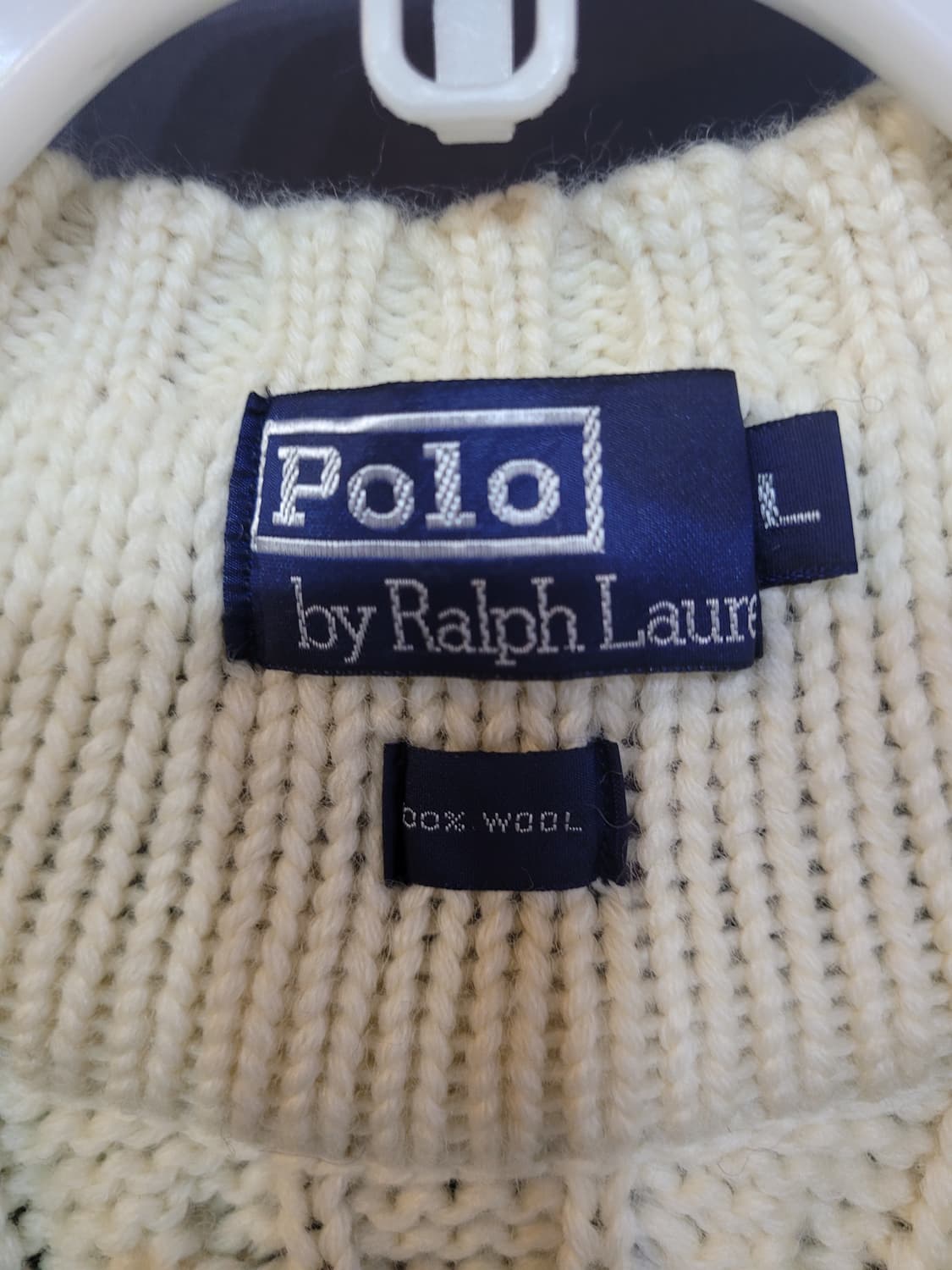 Ralph Lauren 랄프로렌 레트로 빈티지 크라켓 케이블 헤비울 니트 상품이미지3