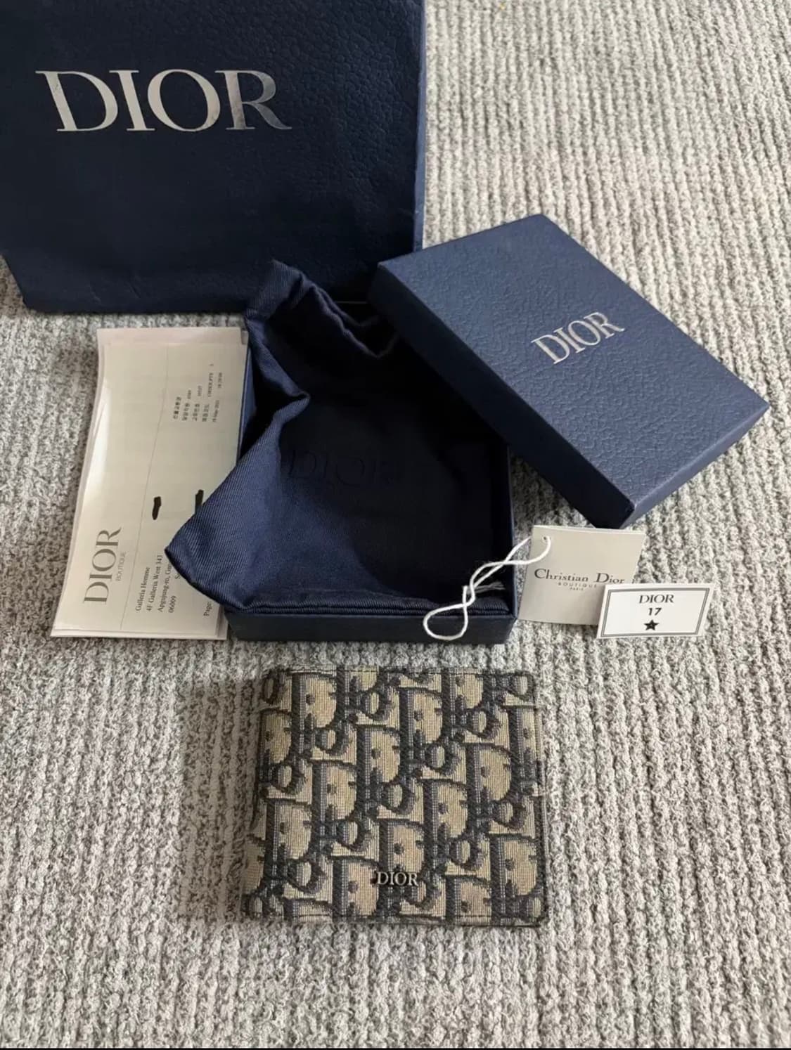 디올 오블리크 반지갑 상품이미지1