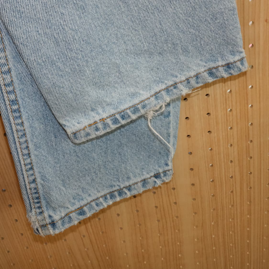 90s 리바이스 505 패치 워크 데님 팬츠 상품이미지5