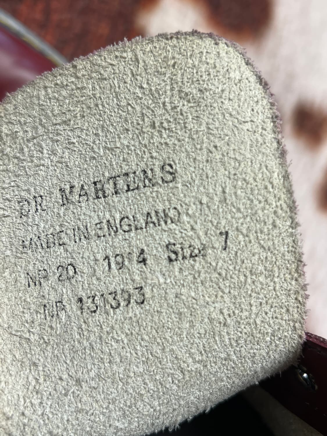 [UK7] 닥터마틴 MIE 14홀 체리레드 아트워크 부츠  상품이미지7