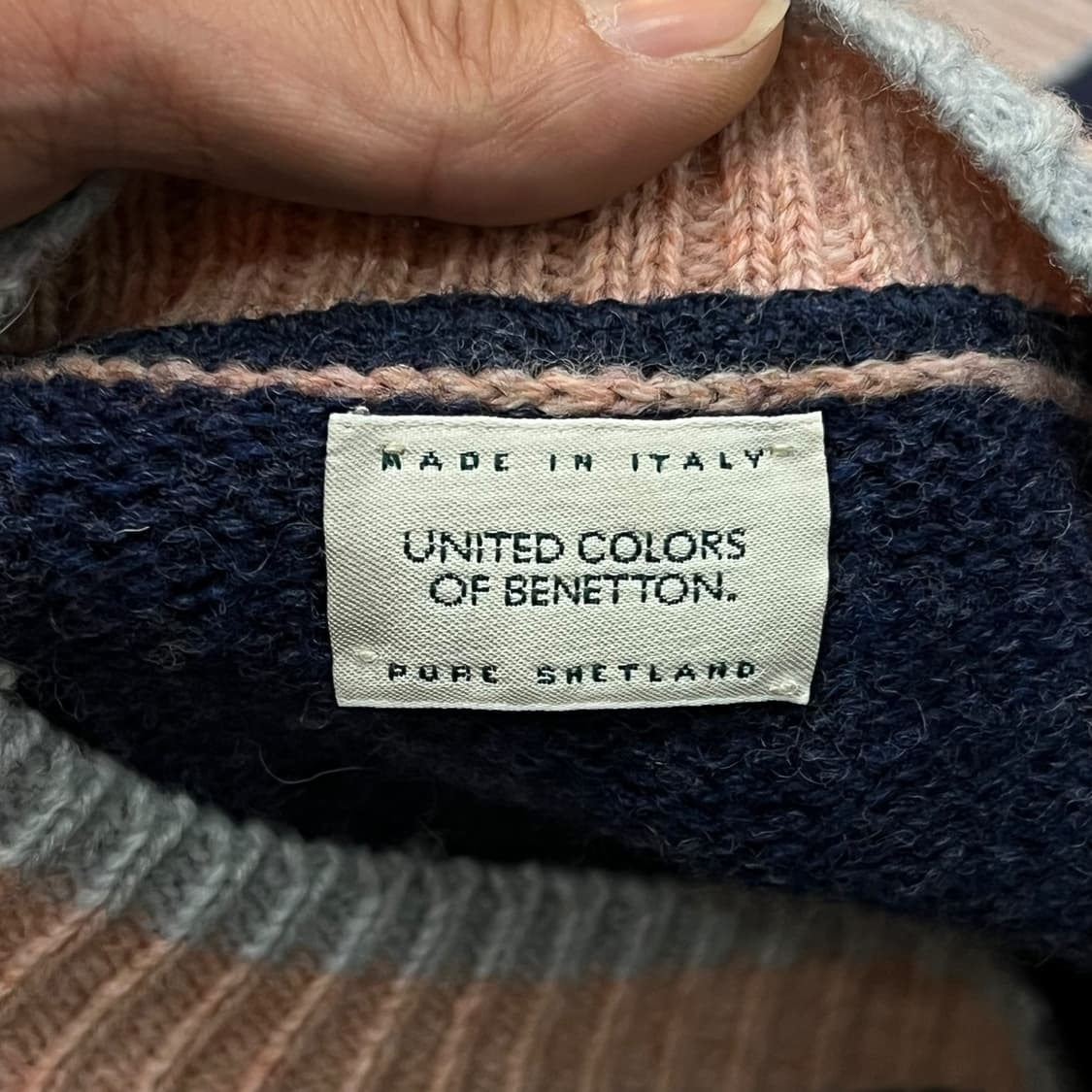  베네통 에스닉 울 니트 y13894 상품이미지7