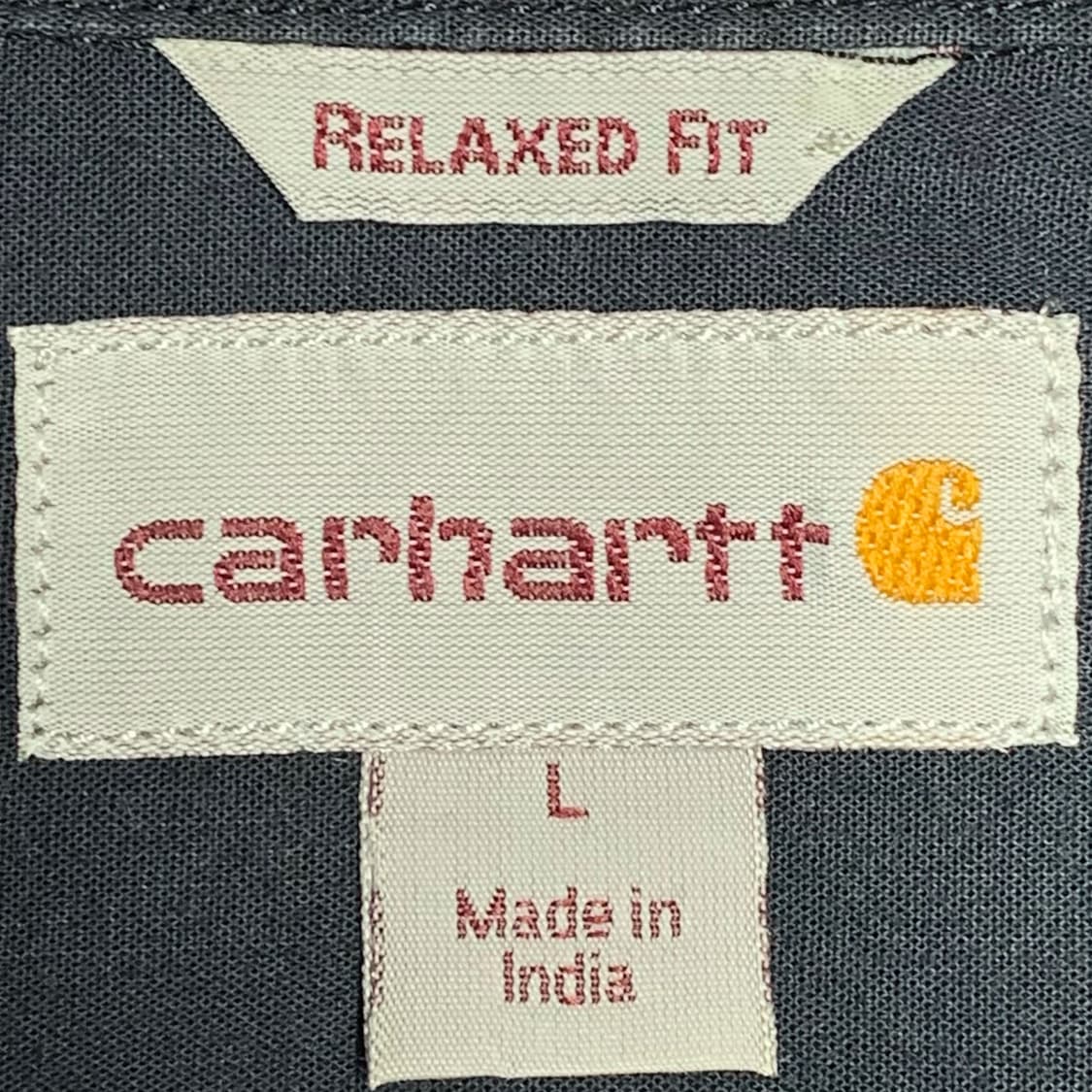 [L] 칼하트 릴렉스드핏 워크셔츠 블랙 상품이미지4