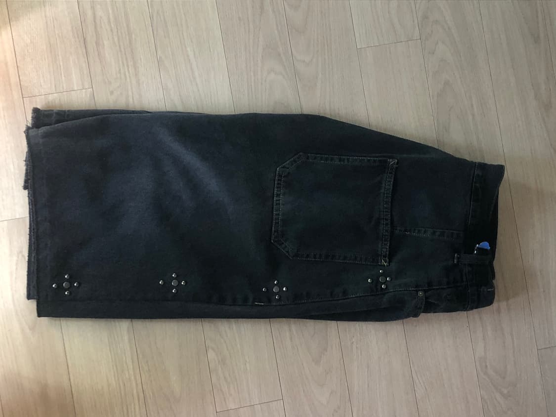 폴리테루 1/2 리벳 고시마 데님 사이즈 (1) 상품이미지5