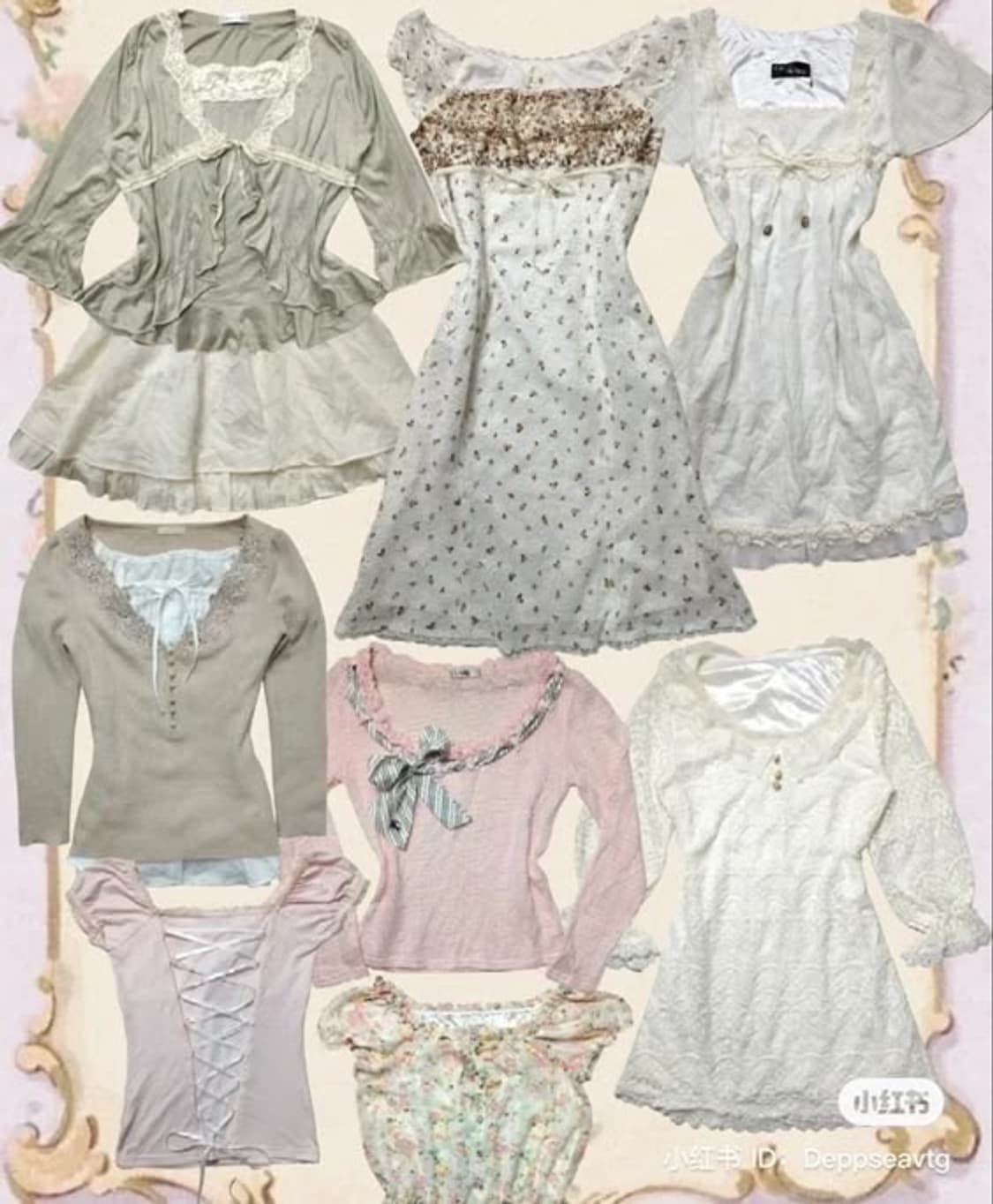 흰+핑+아이보리 모리걸 랜박🎀 상품이미지2