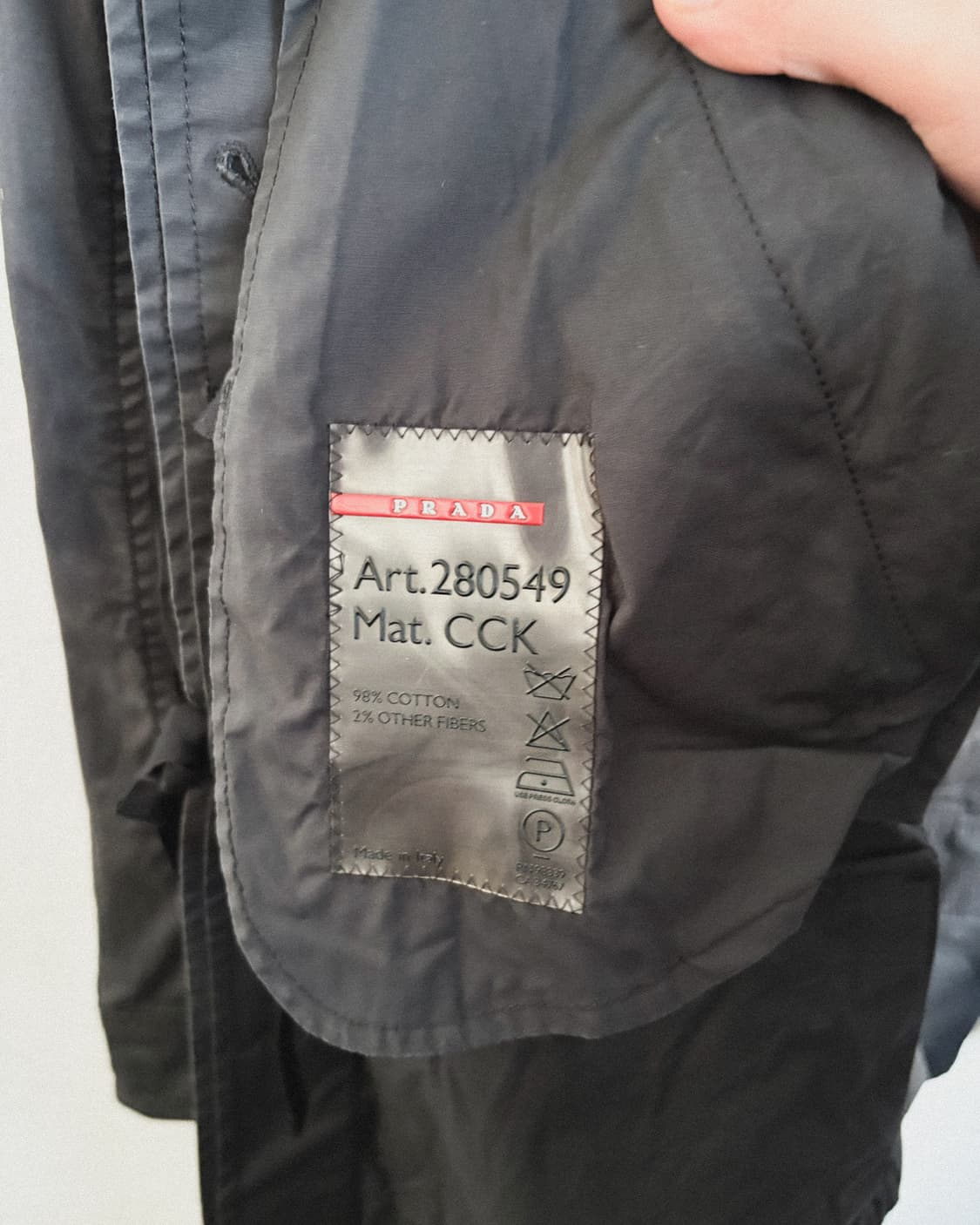 프라다스포츠 레이어베스트 코튼자켓 상품이미지10