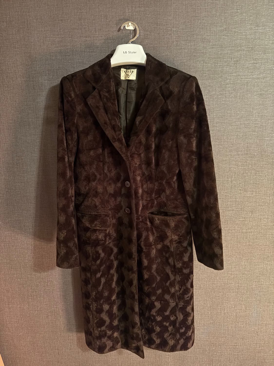 RCL 벨벳 롱 코트 JAPAN 상품이미지1