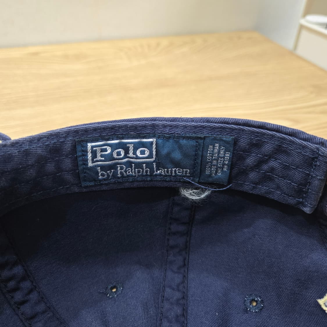 OS 폴로랄프로렌 구형 가죽끈 볼캡 네이비 타이완산 상품이미지7