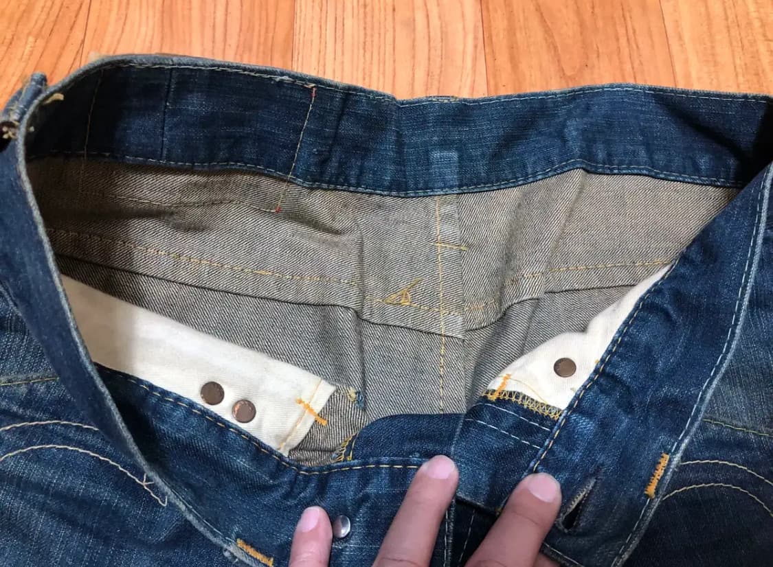 LEVIS RED 리바이스 레드 03/SS 오일워싱 멕시칸 부츠컷 데님 상품이미지5