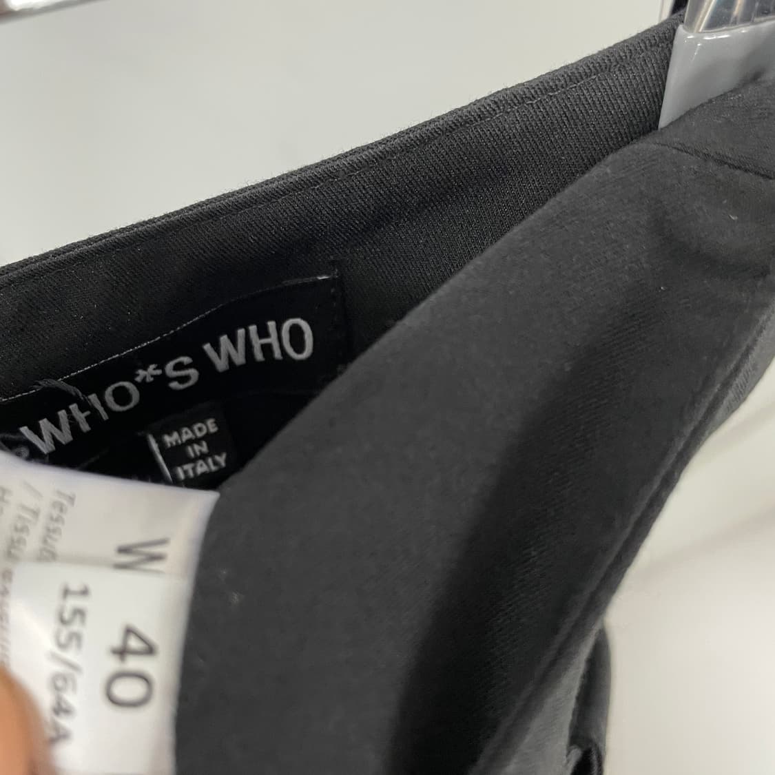 WHO*S WHO 블랙 스커트 40 상품이미지6