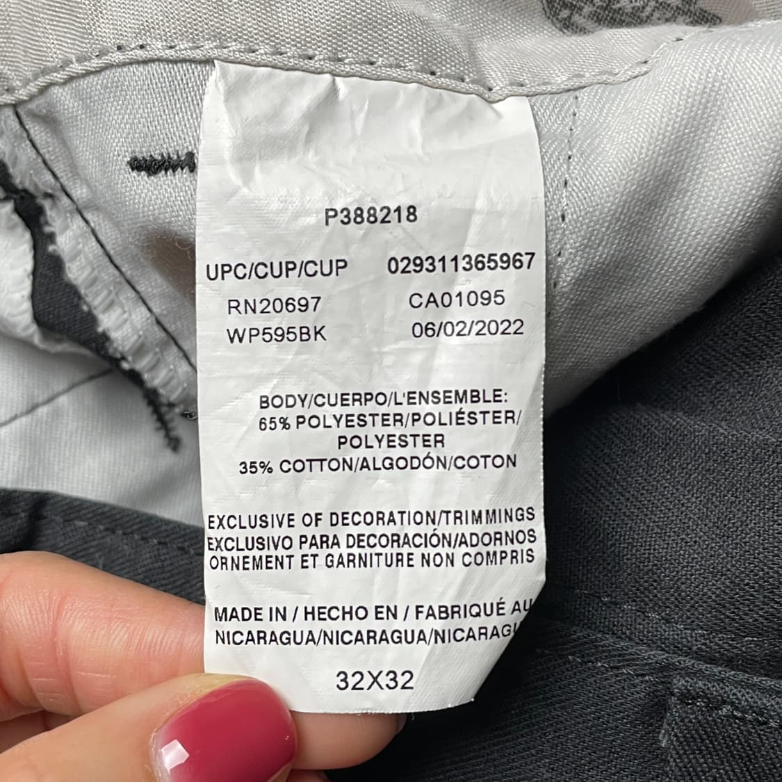 DICKIES 디키즈 빈티지 블랙 카고 워크 팬츠 A01026 상품이미지10