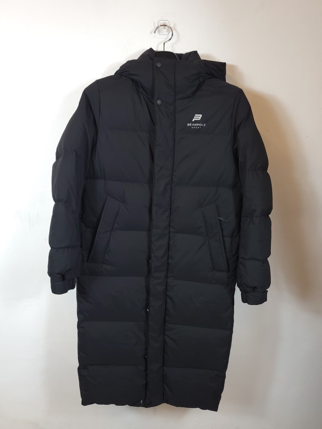 빈폴스포츠 롱후드다운패딩 블랙 90 S 상품이미지1