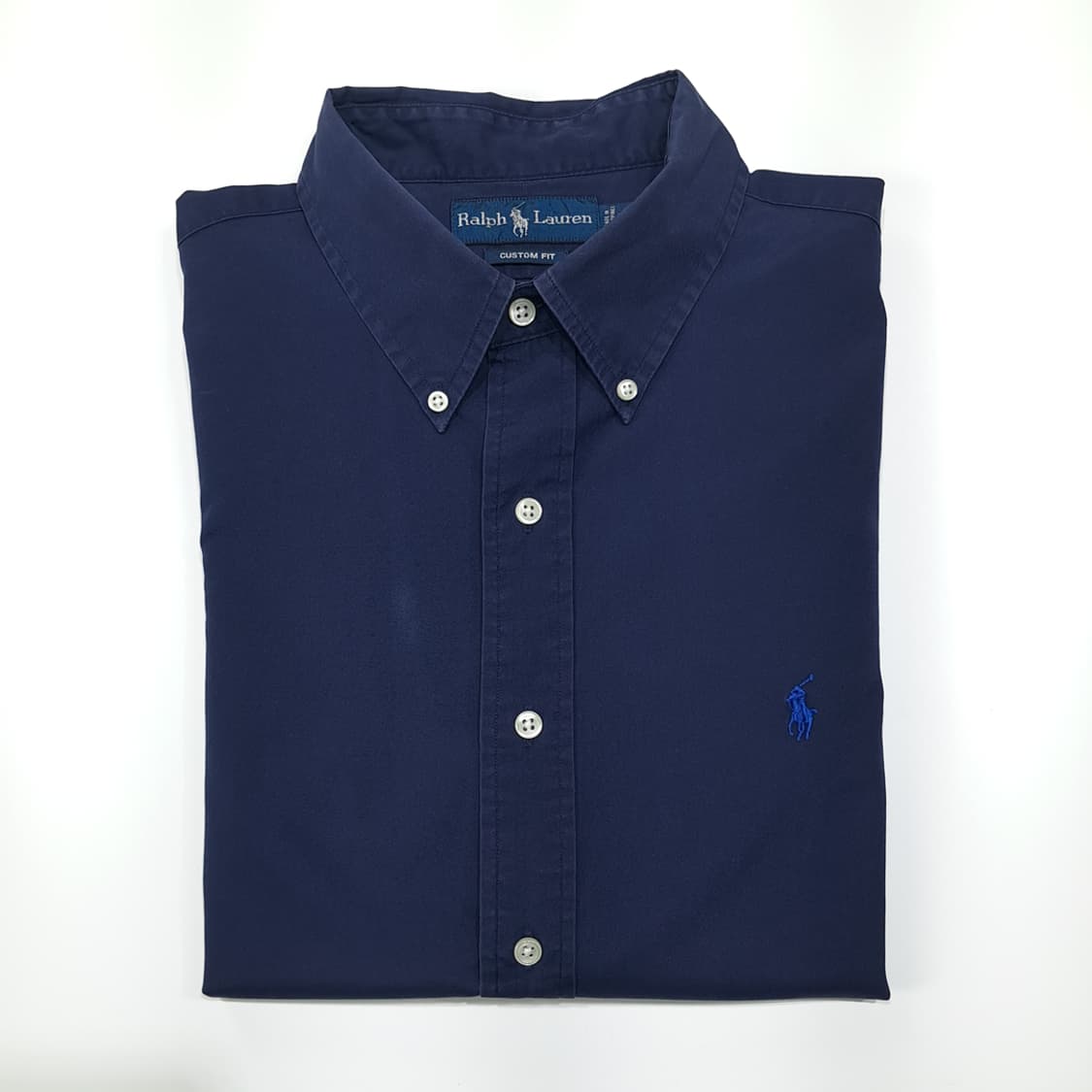 CL255 XL 폴로 00s 코튼 버튼다운 네이비 셔츠 남방 상품이미지7