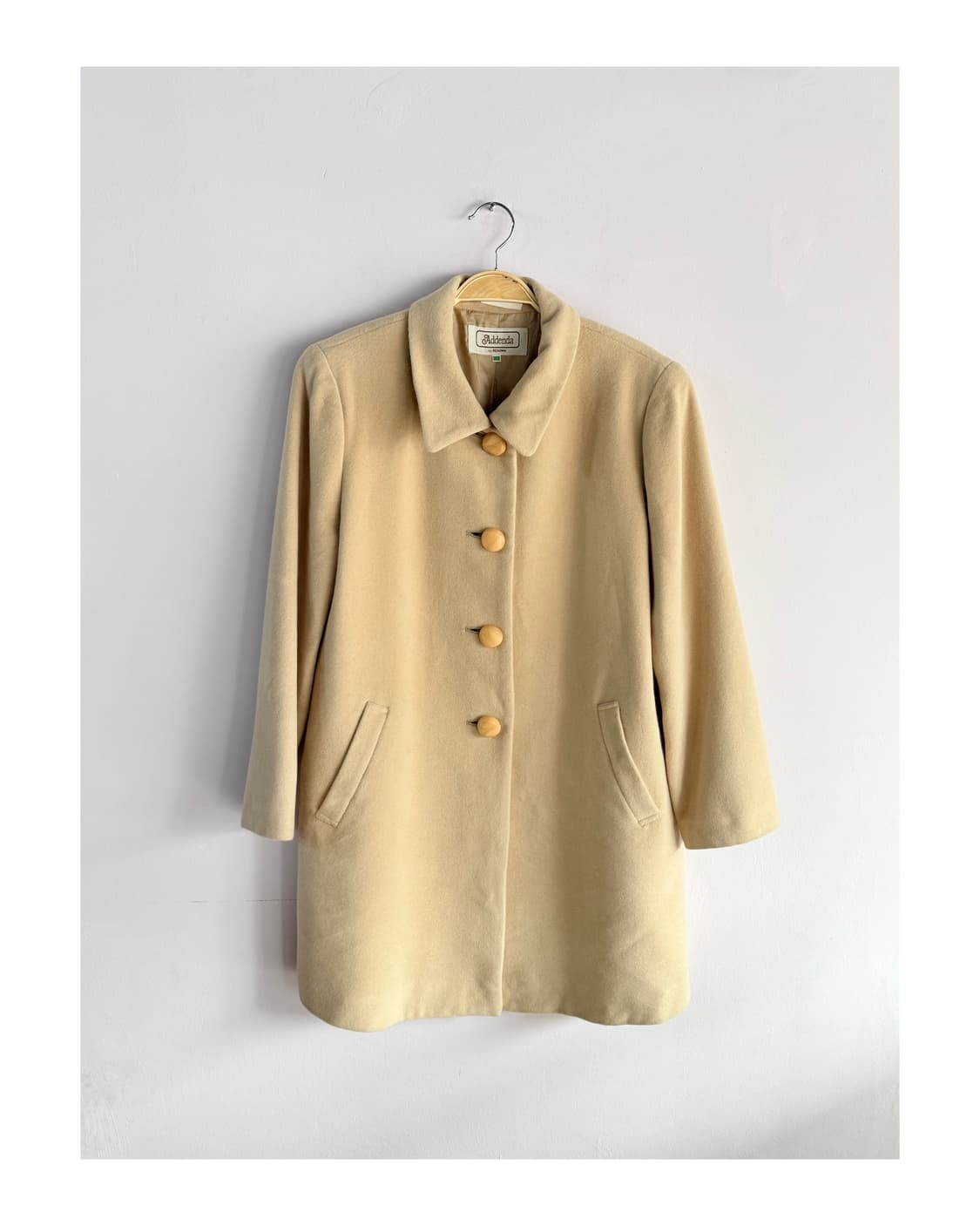 일본빈티지) 앙고라100 울 코트 / made in Japan 상품이미지6