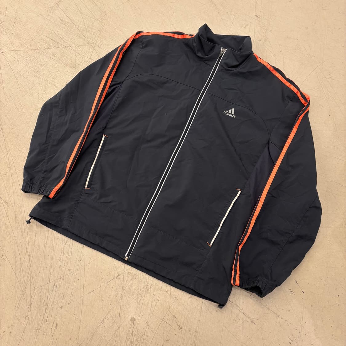 아디다스 오렌지 삼선 트랙 자켓 상품이미지1