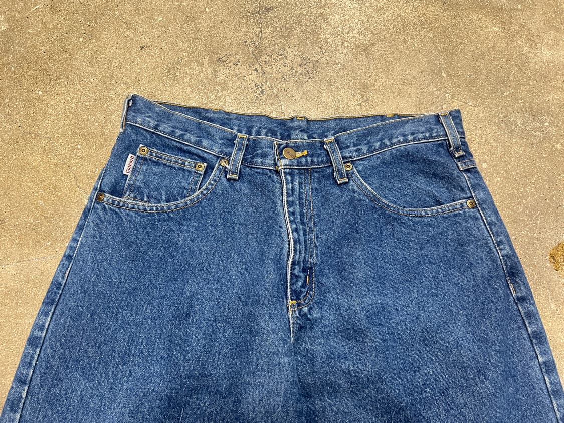 칼하트 가죽패치 데님 32 상품이미지2