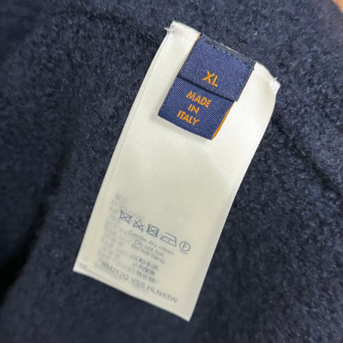 [S+급/XL] 루이비통 LV 인타르시아 크루넥 니트 네이비 상품이미지6