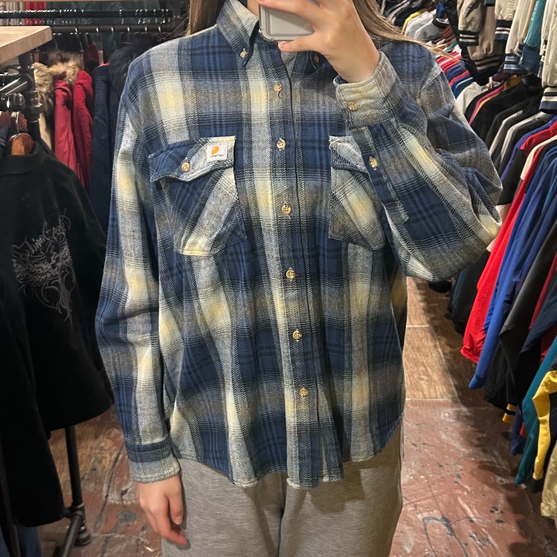 [HI] 칼하트 긴팔셔츠 체크 상품이미지2