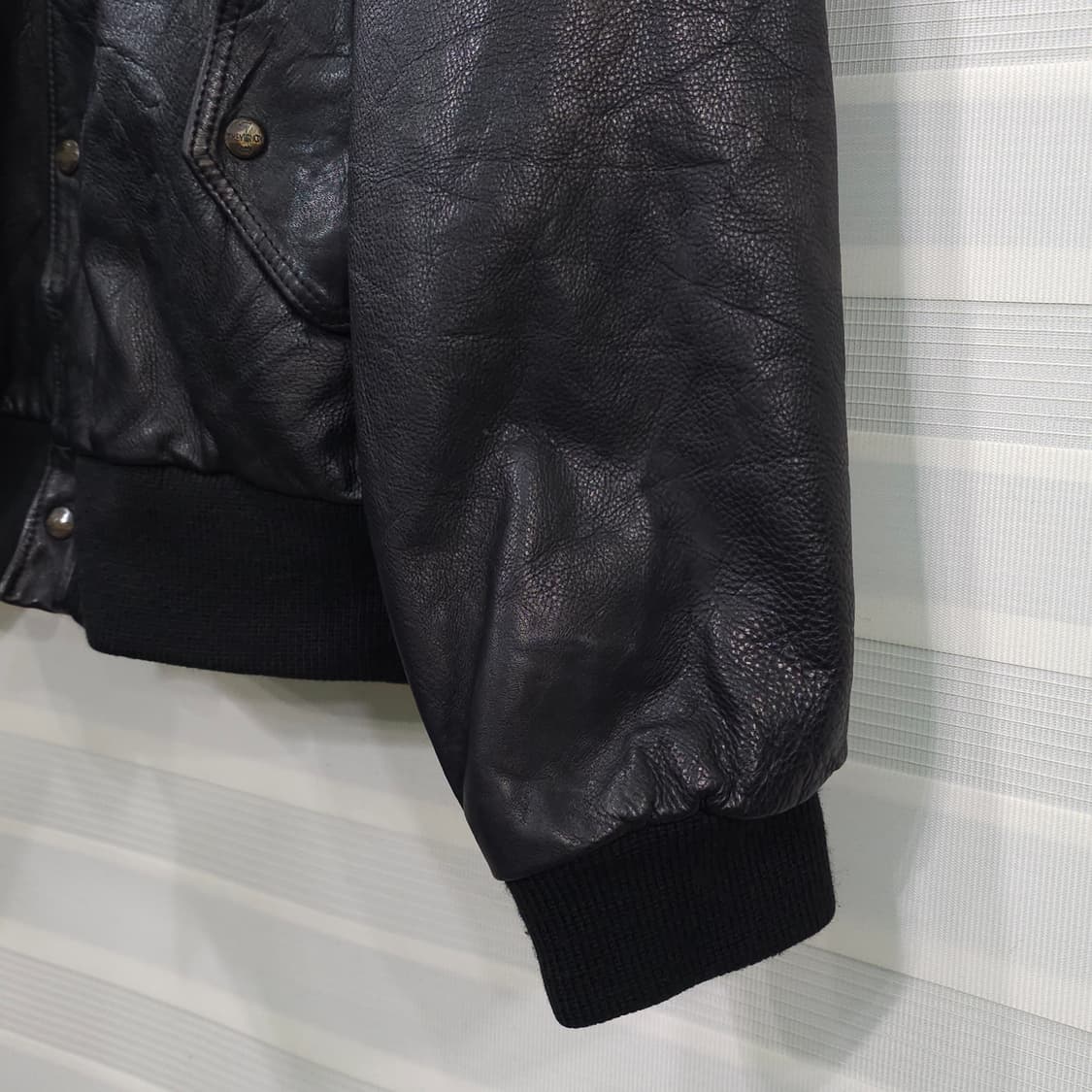 빈티지 쉐비뇽 가죽 봄버 자켓- L 상품이미지3