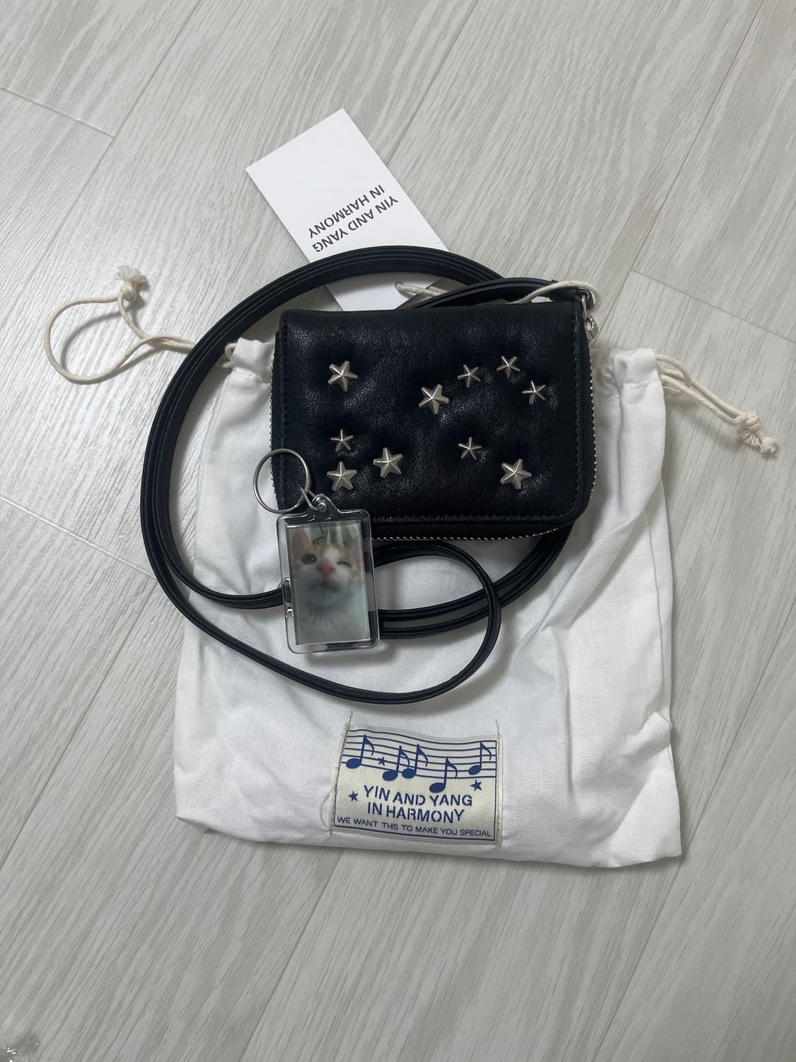 인앤양인하모니 블랙 지갑 상품이미지1