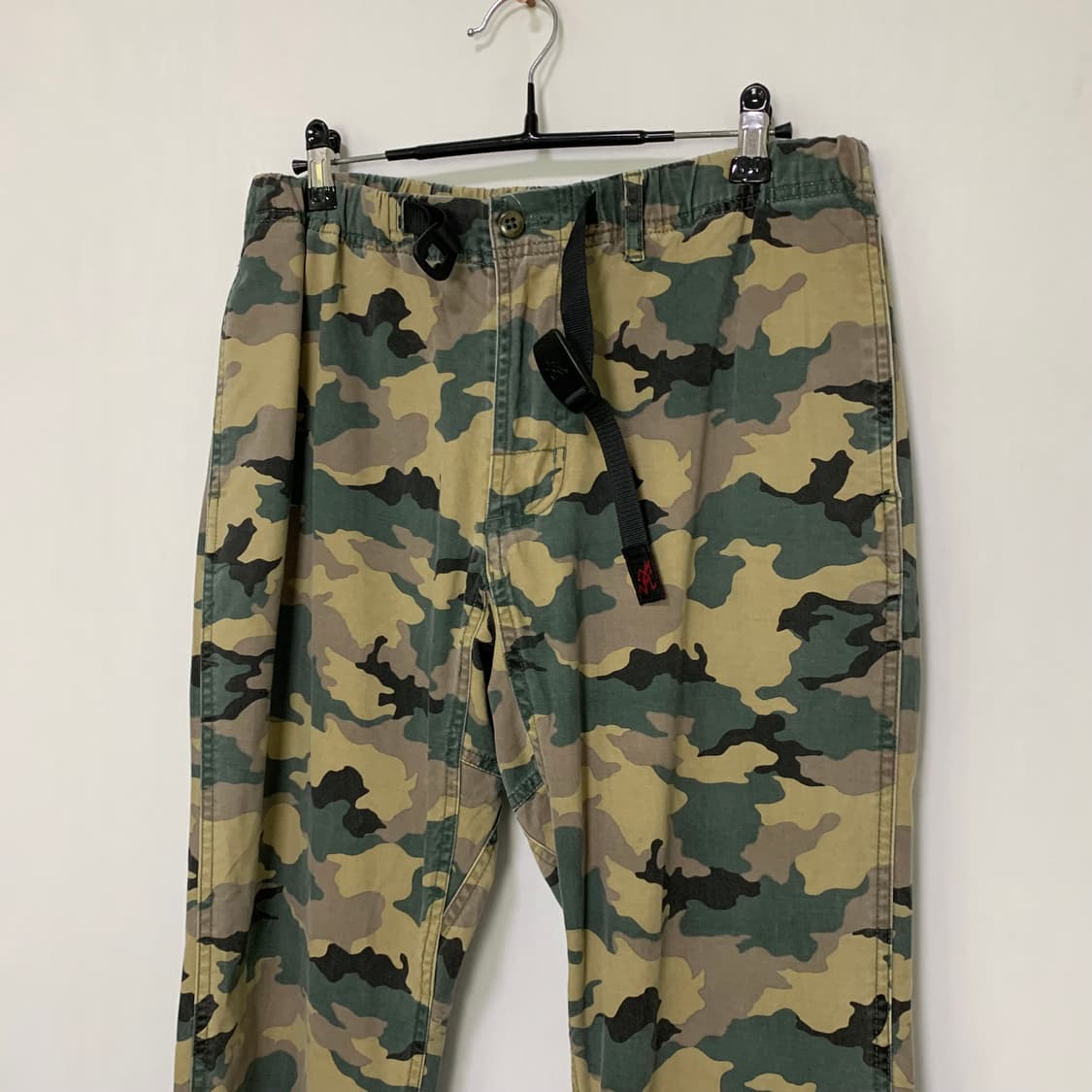그라미치 USA 빈티지 벨트 밀리터리 카모 코튼팬츠 남녀공용 00s 상품이미지2